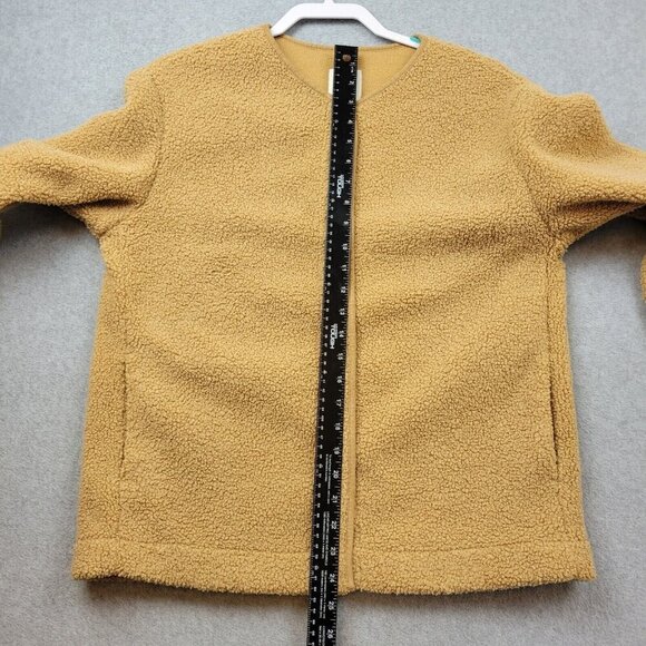 Joie Jacket Womens Small Teddy Coat Cozy Sherpa Camel Tan - Picture 9 of 15